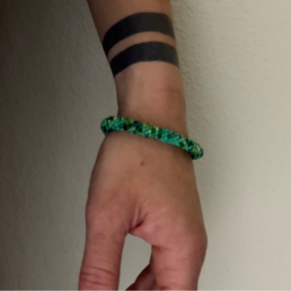 Nepalese Beaded Bangle - Picture 5 of 5